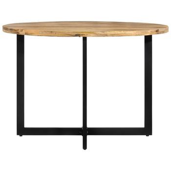 Mesa De Comedor | Mesa De Cena Madera Maciza De Mango 110x75 Cm