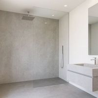 revestimiento pared bladel 4 paneles pvc 120x60cm - concrete grey neuhaus