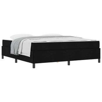 Cama Tapizada  200 X 180 Cm   - Negro
