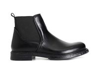 beatles de cuero para hombre black
