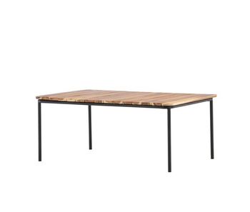 Mesa de centro para exterior penh 65x100x40 marrón