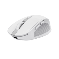 mouse trust wireless y bluetooth ozaa 24933 blanco recargable- sensor optico - 6 botones - 80016003200dpi - receptor usb-ausb-c