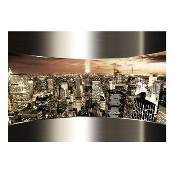 Papel Pintado 3d - Panorama De Nueva York (200x140 Cm)