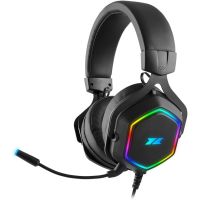 1life hexo auriculares gaming 71 surround rgb negros