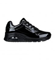 skechers para mujer 177142 zapatillas uno street negro 38 1 a 3cm cordones casual