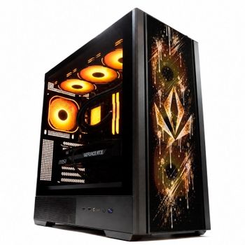 Forgeon Airflow Noxis ARGB USB-C Mesh ATX Negra/Splash