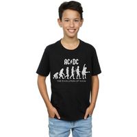acdc tops y camisetas the evolution of rock para nino