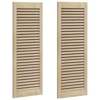 puerta de armario con puerta 2 uds natural 110 x 21 x 395 cm vidaxl