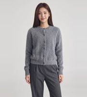 bellerose para mujer bw252910 k1014u cardigan dathan gris medio xxsxs casual lana alpaca manga larga