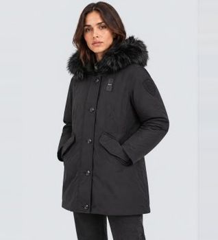 Blauer para mujer. 26WBLDB03386 Chaqueta Irma negro (L), Casual, Poliéster