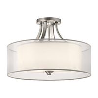 semiplafon de techo lacey 4 luces