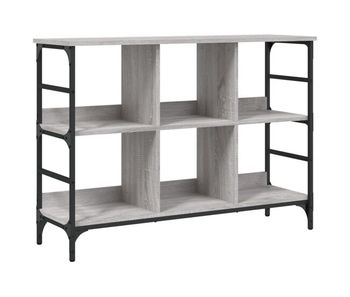 Vidaxl aparador de madera de ingeniería gris sonoma 102x32x73,5 cm