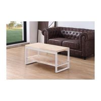 mesa centro elevable y extensible con estante inferior