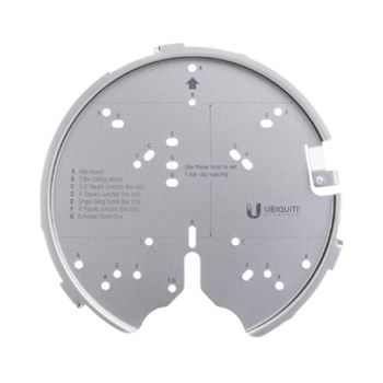 Soporte de Montaje Ubiquiti U-PRO-MP Aluminio Compatible UniFi U7-Pro/U6-Enterprise/U6-Pro