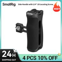 empunadura lateral smallrig con tornillo de fijacion de 14-20 compacta y ligera solo 143g revestimiento de silicona para microfono luz de video