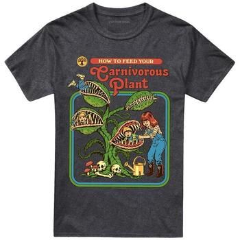 Steven Rhodes Camiseta Carnivorous Plant para hombre