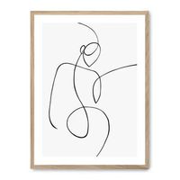 cuadro woman line art vii