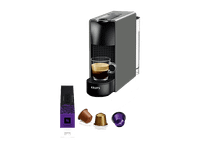 cafetera de capsulas - nespresso krups xn110b essenza mini 1310 w 19 bar 06 l calentamiento en 25 s apagado automatico gris