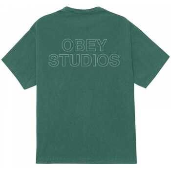 Obey Camiseta studios outline para hombre