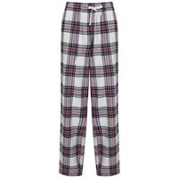 skinni fit pantalones tartan para mujer