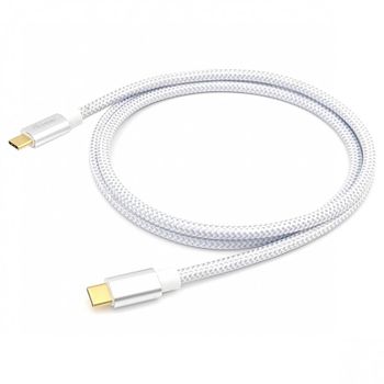 Equip Cable USB-C 3.2 10G Macho/Macho 1m Blanco