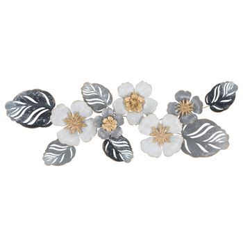 Panel Decorativo 3d En Metal Multicolor Cm 87,6x5,7x33,7