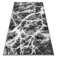 alfombra bcf morad marmur marmol - antracita  negro 200x300 cm