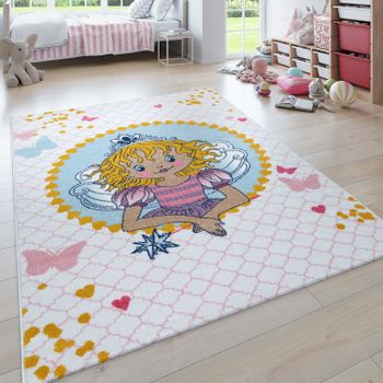 Alfombra infantil Prinzessin lillifee beige 80x150 cm