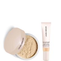 laura mercier mini translucent loose setting powder ultra blur and travel size tinted moisturiser dewy duo various shades - 1n birch