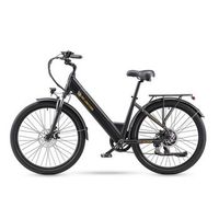 bicicleta electrica pure unicorn u2 de 275 cuadro bajo bateria de 48 v y 128 ah negro
