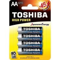 toshiba high power lr6 pack 4 pilas aa alcalinas 15v