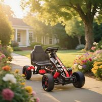 kart pedales para ninos con embrague automatico rojo aiyaplay