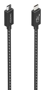 CABLE USB4 AISENS GEN3X2 40G 8K60HZ 5A 48V 240W E-MARK C/M-C/M 1.0M