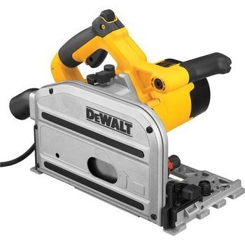 Dewalt 1212124 Sierra De Inmersión 690w 165mm/55mm Con Sistema De Rieles Profesional, Amarillo