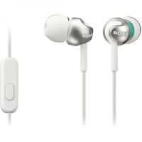 sony mdr-ex110ap auriculares con microfono blanco