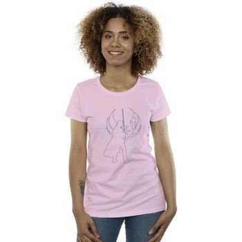 Disney Camiseta Jedi Master Balance para mujer