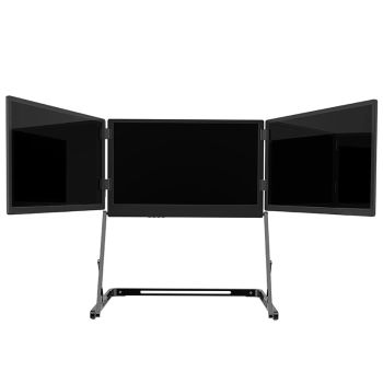 TriCreate Monitor portátil de 15.6 pulgadas IPS de triple pantalla 1080P 60Hz pantalla táctil Mini HD Type-C pantalla ex