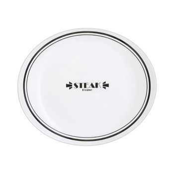 Plato vidrio templado bicolor 30 cm