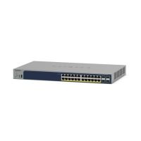 switch netgear gs728tpp 24 puertos gigabit poe 4 sfp l2l3l4 380w rack