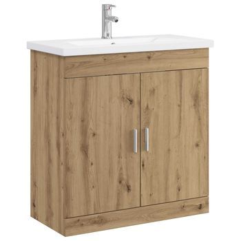 Juego De Muebles De Baño Roble Artisan 81 X 40 X 84,5 Cm Vidaxl