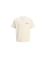 camiseta jack and jones jorsnake hombre antique white