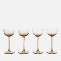 ferm living host liqueur glasses - set of 4 - blush