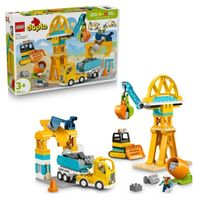 lego duplo obra-vehiculo construccion 3 en 1 juego de construccion 3 anos - 10476