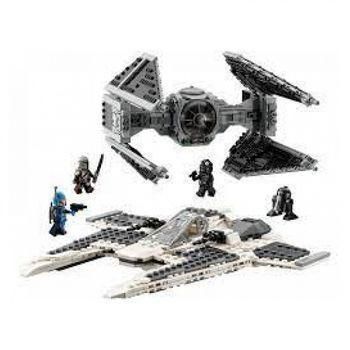 75348 Lego Star Wars Mandalorian Fang Fighter Contra Tie Interceptor