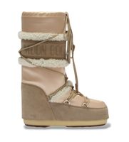 moon boot para mujer 80d1403200 botas icon pearly plus beige 4244 plano cordones casual