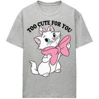 dessins animes camiseta too cute for you para mujer