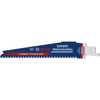Bosch Professional 10x Hojas De Sierra Sable Expert `window Demolition` S 956 Dhm (para Madera Con Metal Duro, Longitud 150 Mm, Accesorios Sierra Sable)