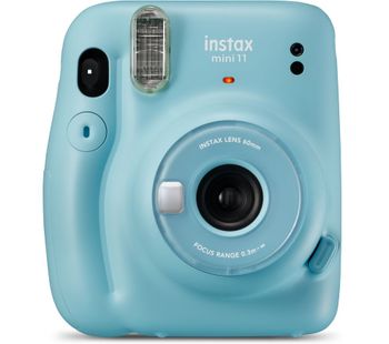INSTAX Mini 11 Instant Camera - Sky Blue, Blue