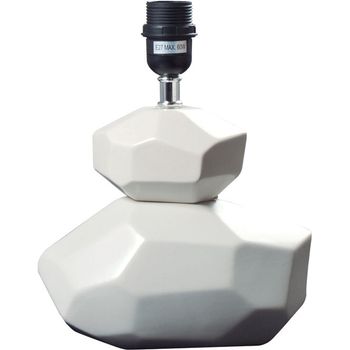Base para sobremesa monte gordo 1xe27 l.23xan.13xal.30cm gris