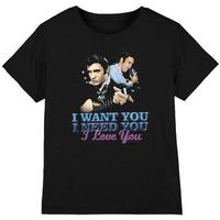 elvis presley camiseta i want you para nino